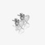 Hot Diamonds Silver Whisper Sterling Silver Love Heart Stud Earrings SWE001