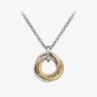 Hot Diamonds Three Colour Diamond Trio Ring Pendant DP544