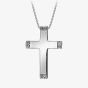 Hot Diamonds Hope Silver Cross Diamond Pendant Necklace DP105