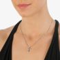 Hot Diamonds Hope Silver Cross Diamond Pendant Necklace DP105