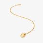 Hot Diamonds Spirit 18ct Gold Plated Diamond Open Circle Pendant Necklace DP847