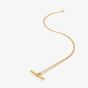 Hot Diamonds Hope 18ct Gold Plated Diamond Bar Pendant Necklace DP848