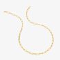Hot Diamonds Embrace 18ct Gold Plated Twisted Paper Link Round Chain CH112