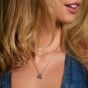 Hot Diamonds Tender Sterling Silver Topaz Cluster Pendant Necklace DP1083