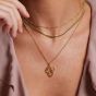 Hot Diamonds X Golden Edit Endless Gold Plated Diamond Interlocked Pendant Necklace DP1085