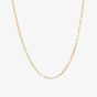 Hot Diamonds HD X Golden Edit 18ct Gold Plated Embrace Paperclip Chain CH120