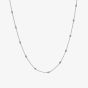 Hot Diamonds Sterling Silver Intermittent Oval Necklace CH125