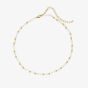 Hot Diamonds HD X Golden Edit Golden Edit Calm Mother Of Pearl Choker Necklace DN156
