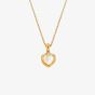 Hot Diamonds HD X Golden Edit Golden Edit Pearl Heart Pendant Necklace DP1000
