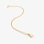 Hot Diamonds HD X Golden Edit Golden Edit Pearl Heart Pendant Necklace DP1000