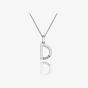 Hot Diamonds Love Letters Silver D Pendant Necklace DP404