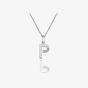Hot Diamonds Love Letters Silver P Pendant Necklace DP416