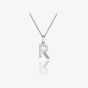 Hot Diamonds Love Letters Silver R Pendant Necklace DP418