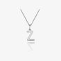 Hot Diamonds Love Letters Silver Z Pendant Necklace DP426