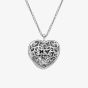 Hot Diamonds Embracing Sterling Silver Heart Locket Necklace DP669
