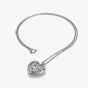Hot Diamonds Embracing Sterling Silver Heart Locket Necklace DP669