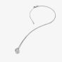 Hot Diamonds Striking Teardrop White Topaz Pendant Necklace DP695