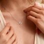 Hot Diamonds Amulets Silver Circle Pendant Necklace DP892