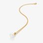 Hot Diamonds HD X Golden Edit Golden Edit Calm Mother Of Pearl Pendant Necklace DP897