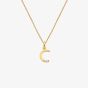 Hot Diamonds HD X Golden Edit Golden Edit C Pendant Necklace DP941