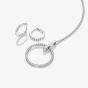 Hot Diamonds Silver Constant White Topaz Circle Jewellery Set SS142