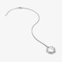 Hot Diamonds Silver Tender Wreath White Topaz Pendant Necklace DP1106