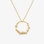 Hot Diamonds Golden Edit Tender Wreath Pendant Necklace DP1107