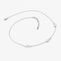 Hot Diamonds Sleek Sterling Silver 3x Interlocking Motif Necklace DN249