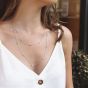 Hot Diamonds Tender White Topaz Intermittent Necklace DN130