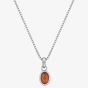 Hot Diamonds Red Carnelian Birthstone Necklace - July DP760