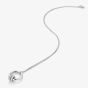 Hot Diamonds Trio Silver Barrel Necklace DP882