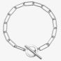 Hot Diamonds Linked Silver T-Bar Bracelet DL653
