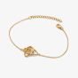 Hot Diamonds X Golden Edit Endless Gold Plated Diamond Interlocked Bracelet DL708