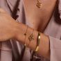 Hot Diamonds X Golden Edit Endless Gold Plated Diamond Interlocked Bracelet DL708
