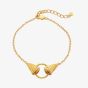 Hot Diamonds X Golden Edit Paris Gold Plated Diamond Linked Bracelet DL705
