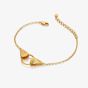Hot Diamonds X Golden Edit Paris Gold Plated Diamond Linked Bracelet DL705