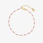 Hot Diamonds HD X Golden Edit Golden Edit Pink Ocean Bracelet DL656
