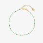 Hot Diamonds HD X Golden Edit Golden Edit Turquoise Ocean Bracelet DL658