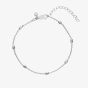 Hot Diamonds HD x Tasha Ghouri Silver Oval Bead Chain Bracelet DL681
