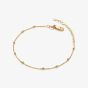 Hot Diamonds HD x Tasha Ghouri Gold Bead Chain Bracelet DL683