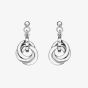 Hot Diamonds Silver Trio Ring Dropper Earrings DE388