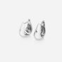 Hot Diamonds Soul Silver Huggie Hoop Diamond Earrings DE793