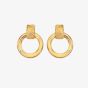 Hot Diamonds Spirit 18ct Gold Plated Diamond Dropper Stud Earrings DE677