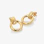 Hot Diamonds Spirit 18ct Gold Plated Diamond Dropper Stud Earrings DE677