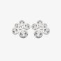 Hot Diamonds Tender Sterling Silver White Topaz Diamond Cluster Stud Earrings DE836