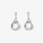Hot Diamonds Silver Trio Teardrop Earrings DE644