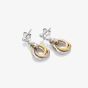 Hot Diamonds Three Colour Trio Teardrop Earrings DE645