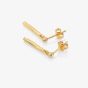 Hot Diamonds HD X Golden Edit Golden Edit Hope Bar Earrings DE680