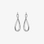 Hot Diamonds Flourish Silver Dropper Earrings DE742