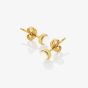 Hot Diamonds HD X Golden Edit Calm Mother Of Pearl Earrings DE755